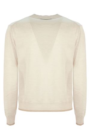 Maglia in lana vergine beige chiaro MAURO GRIFONI | GS110008SR121074